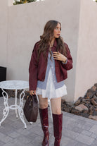 Simply Chic Luxe Suede Jacket-Jackets-Krush Kandy, Women's Online Fashion Boutique Located in Phoenix, Arizona (Scottsdale Area)
