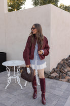 Simply Chic Luxe Suede Jacket-Jackets-Krush Kandy, Women's Online Fashion Boutique Located in Phoenix, Arizona (Scottsdale Area)