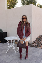 Simply Chic Luxe Suede Jacket-Jackets-Krush Kandy, Women's Online Fashion Boutique Located in Phoenix, Arizona (Scottsdale Area)