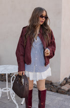 Simply Chic Luxe Suede Jacket-Jackets-Krush Kandy, Women's Online Fashion Boutique Located in Phoenix, Arizona (Scottsdale Area)