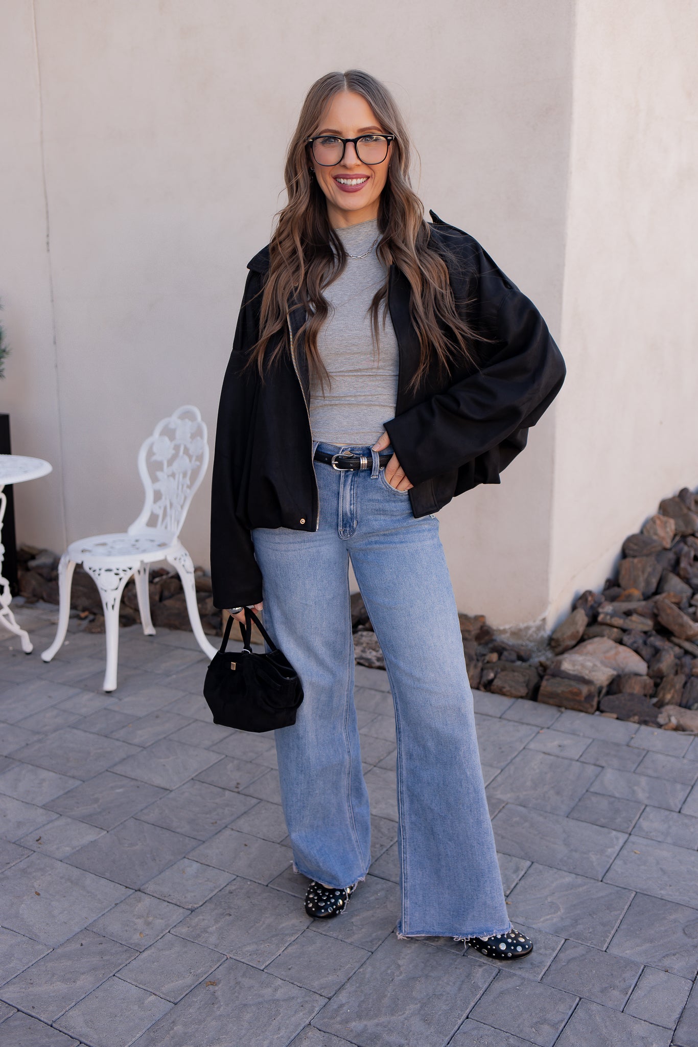 Simply Chic Luxe Suede Jacket-Jackets-Krush Kandy, Women's Online Fashion Boutique Located in Phoenix, Arizona (Scottsdale Area)