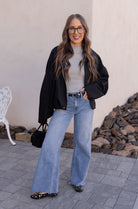 Simply Chic Luxe Suede Jacket-Jackets-Krush Kandy, Women's Online Fashion Boutique Located in Phoenix, Arizona (Scottsdale Area)