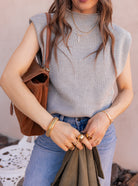 Lunet Sleeveless Sweater-Tops-Krush Kandy, Women's Online Fashion Boutique Located in Phoenix, Arizona (Scottsdale Area)