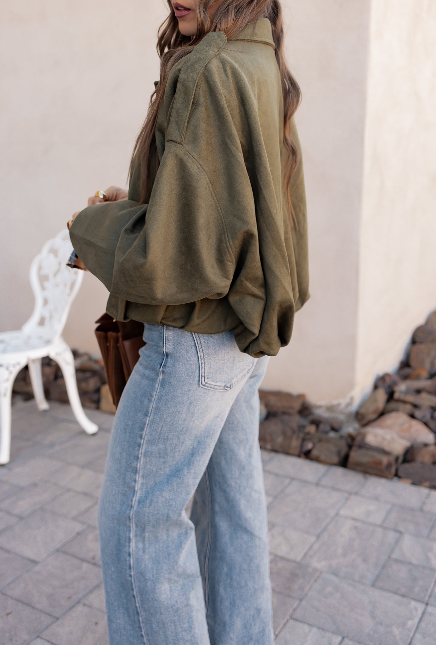 Simply Chic Luxe Suede Jacket-Jackets-Krush Kandy, Women's Online Fashion Boutique Located in Phoenix, Arizona (Scottsdale Area)