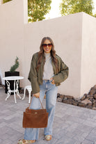 Genuine Suede Turn-Lock Satchel-handbags-Krush Kandy, Women's Online Fashion Boutique Located in Phoenix, Arizona (Scottsdale Area)