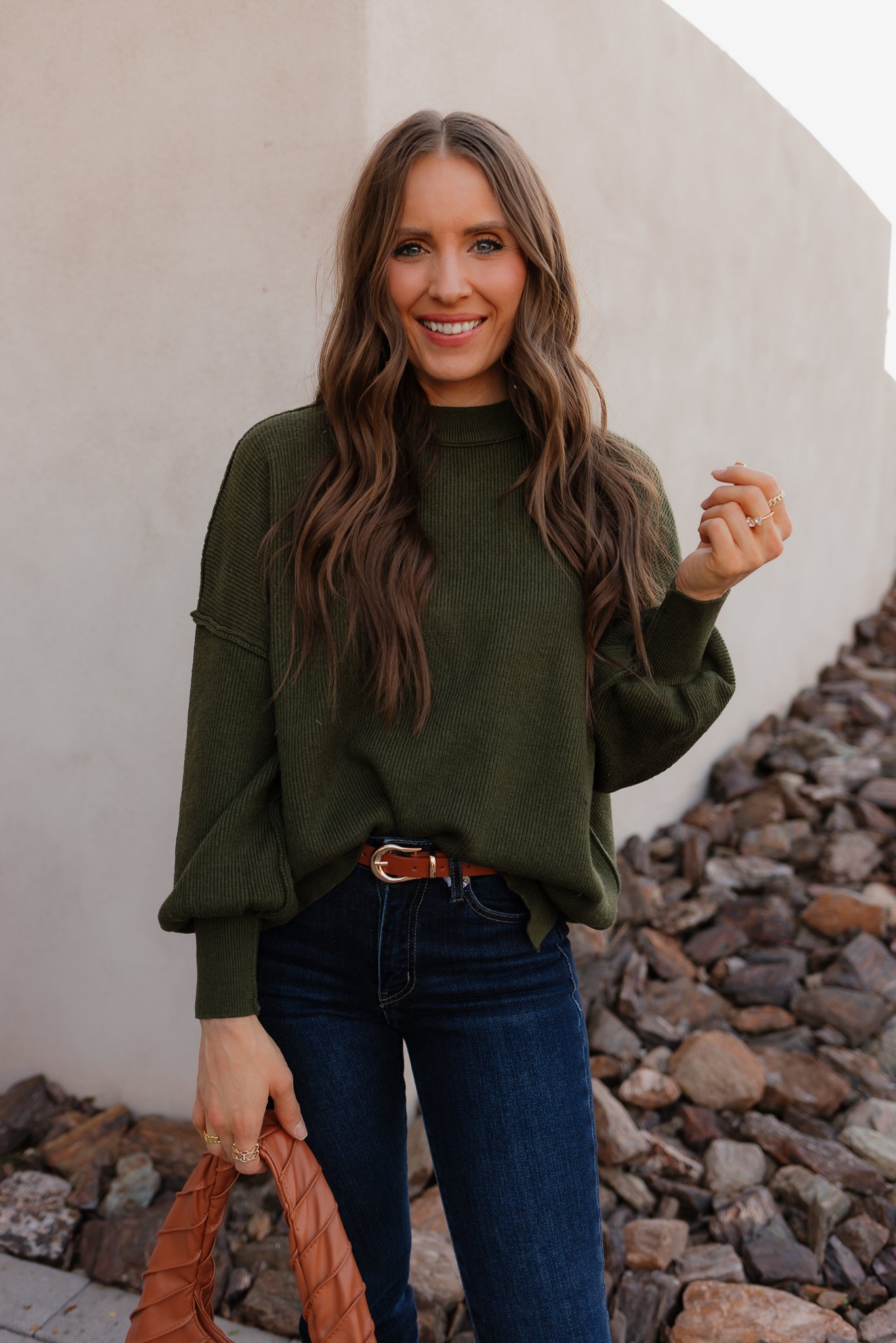 Luxe Viscose Cozy Comfort Side Slit Sweater-Sweaters-Krush Kandy, Women's Online Fashion Boutique Located in Phoenix, Arizona (Scottsdale Area)