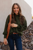 Luxe Viscose Cozy Comfort Side Slit Sweater-Sweaters-Krush Kandy, Women's Online Fashion Boutique Located in Phoenix, Arizona (Scottsdale Area)