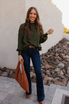 Luxe Viscose Cozy Comfort Side Slit Sweater-Sweaters-Krush Kandy, Women's Online Fashion Boutique Located in Phoenix, Arizona (Scottsdale Area)