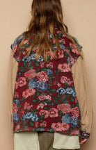 POL Women's Floral Long Sleeve Shacket-Sweaters-Krush Kandy, Women's Online Fashion Boutique Located in Phoenix, Arizona (Scottsdale Area)