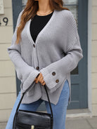 Everyday Basic Button Cardigan-Tops-Krush Kandy, Women's Online Fashion Boutique Located in Phoenix, Arizona (Scottsdale Area)