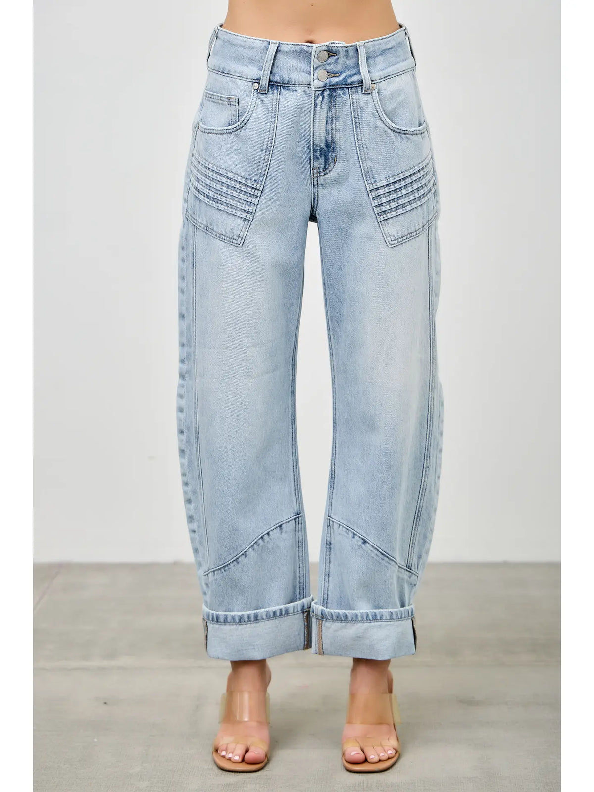 Harlow Cuffed Barrel Jeansmled.webp