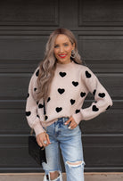 Heartfelt Bliss Sweater | S-XL-Sweaters-Krush Kandy, Women's Online Fashion Boutique Located in Phoenix, Arizona (Scottsdale Area)