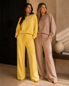 High Rise Wide Leg Drawstring Pants