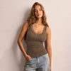 LUXE Lace Detailed Tank Top-Tanks-Krush Kandy, Women's Online Fashion Boutique Located in Phoenix, Arizona (Scottsdale Area)