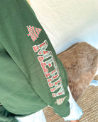Merry Christmas Plaid Sweashirt-Krush Kandy, Women's Online Fashion Boutique Located in Phoenix, Arizona (Scottsdale Area)