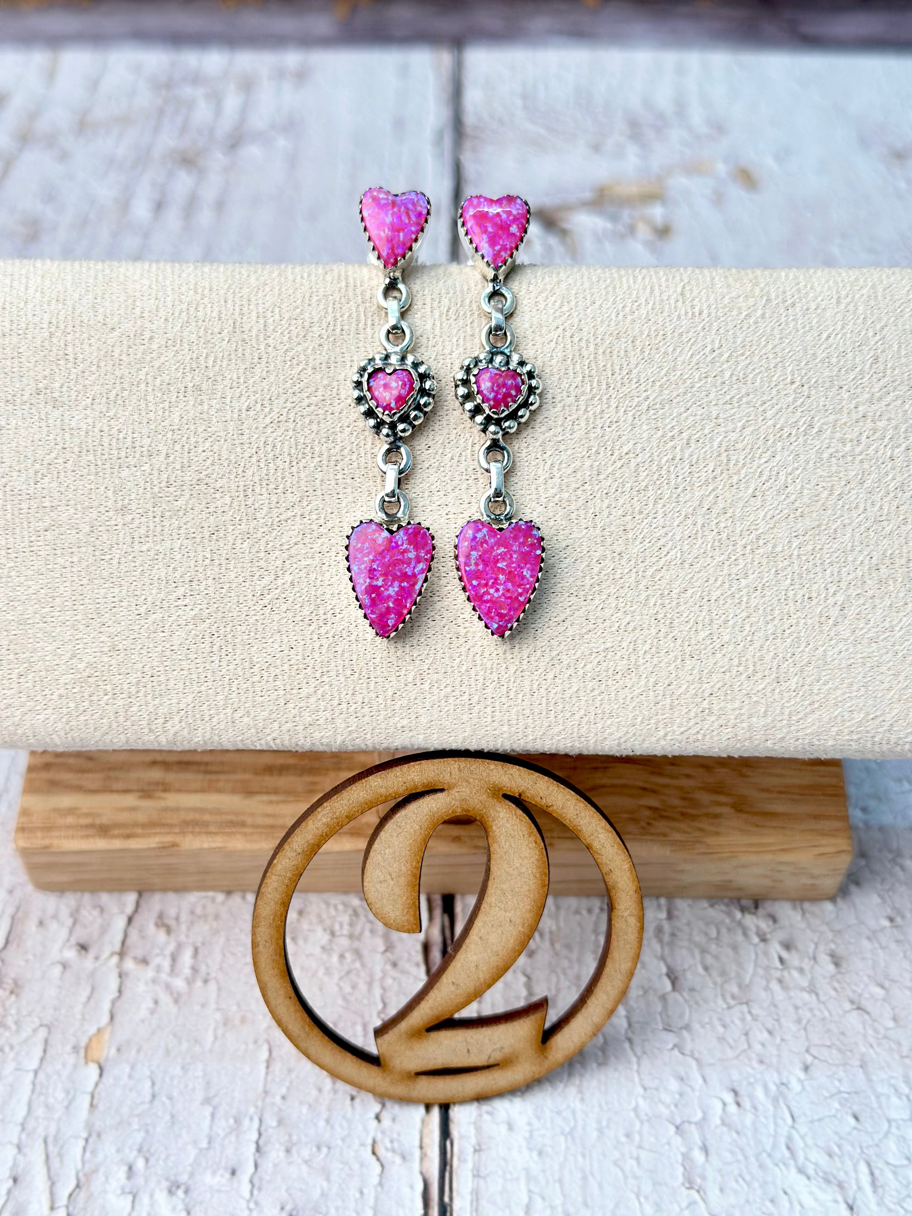 Follow Your Heart Stone Earrings-Earrings-Krush Kandy, Women's Online Fashion Boutique Located in Phoenix, Arizona (Scottsdale Area)