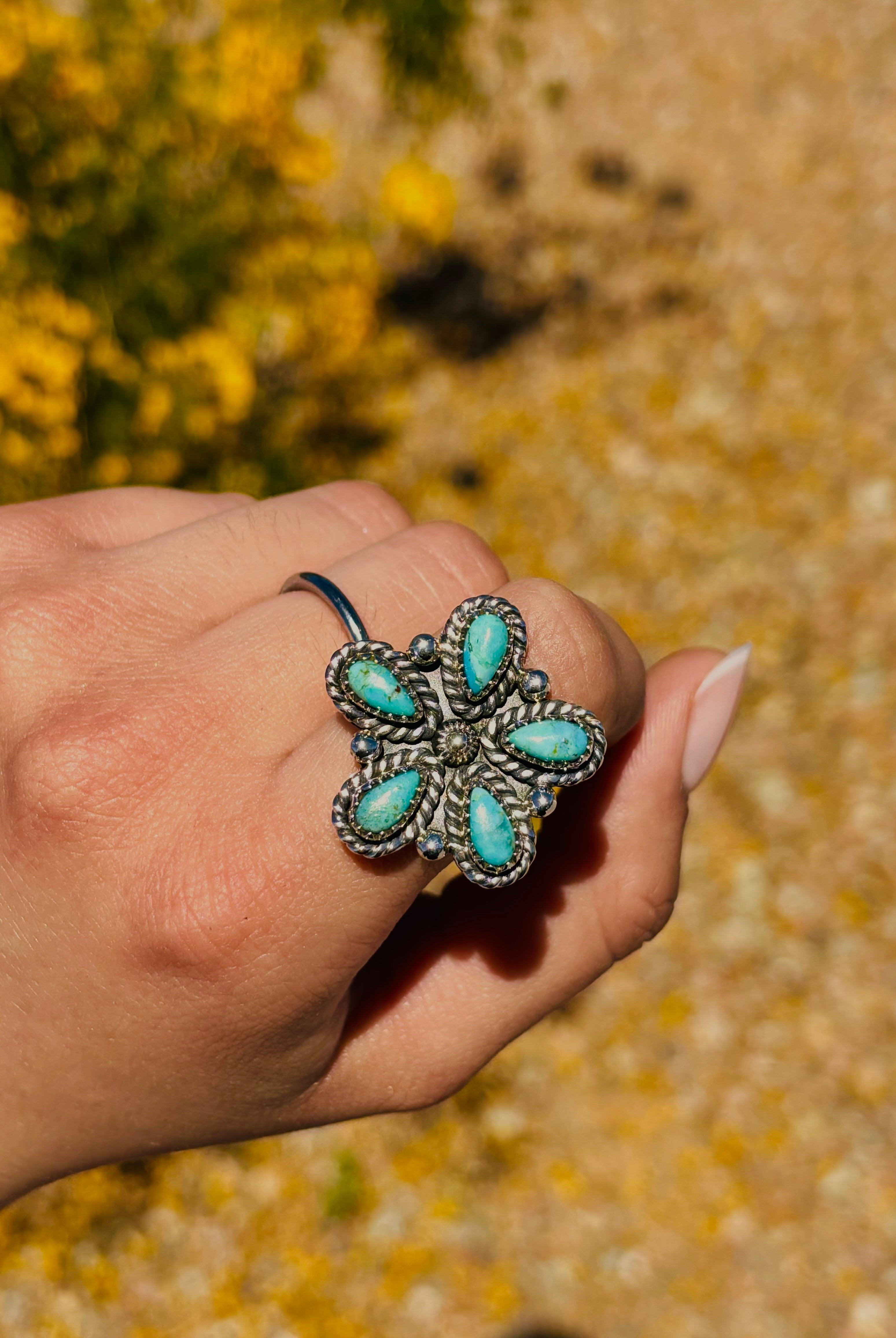 Twisted Rope Flower Ring | Krush Exclusive-Rings-Krush Kandy, Women's Online Fashion Boutique Located in Phoenix, Arizona (Scottsdale Area)
