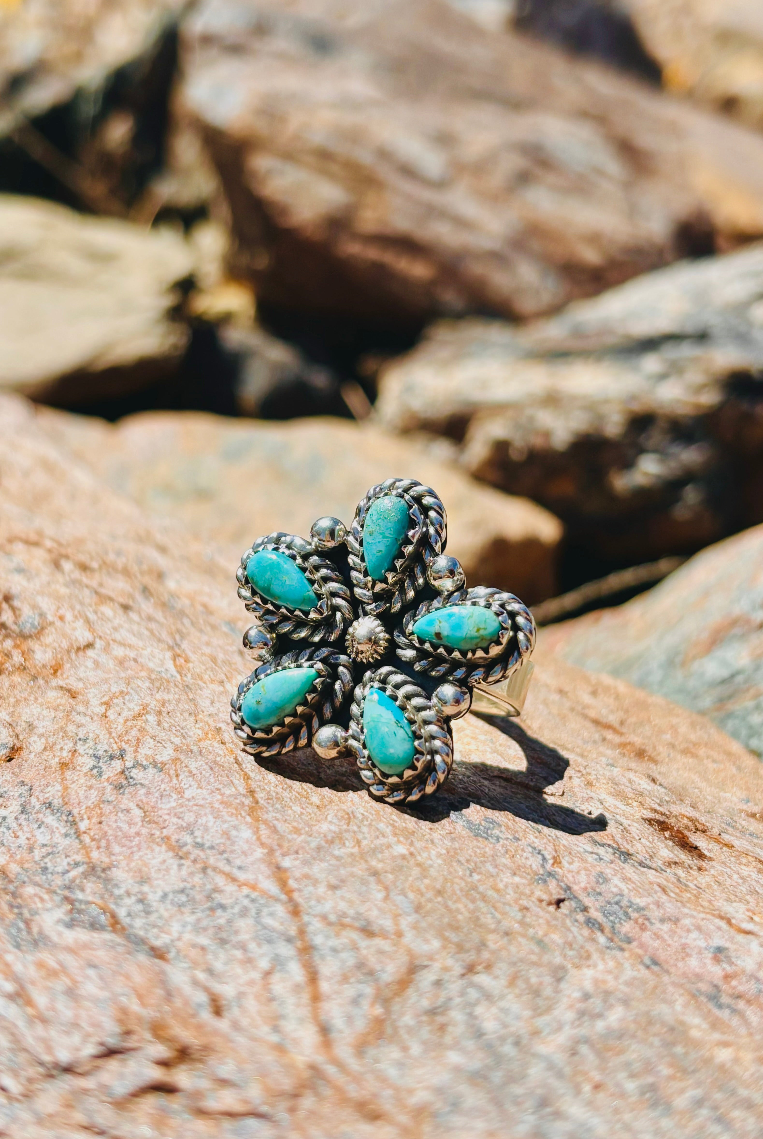 Twisted Rope Flower Ring | Krush Exclusive-Rings-Krush Kandy, Women's Online Fashion Boutique Located in Phoenix, Arizona (Scottsdale Area)