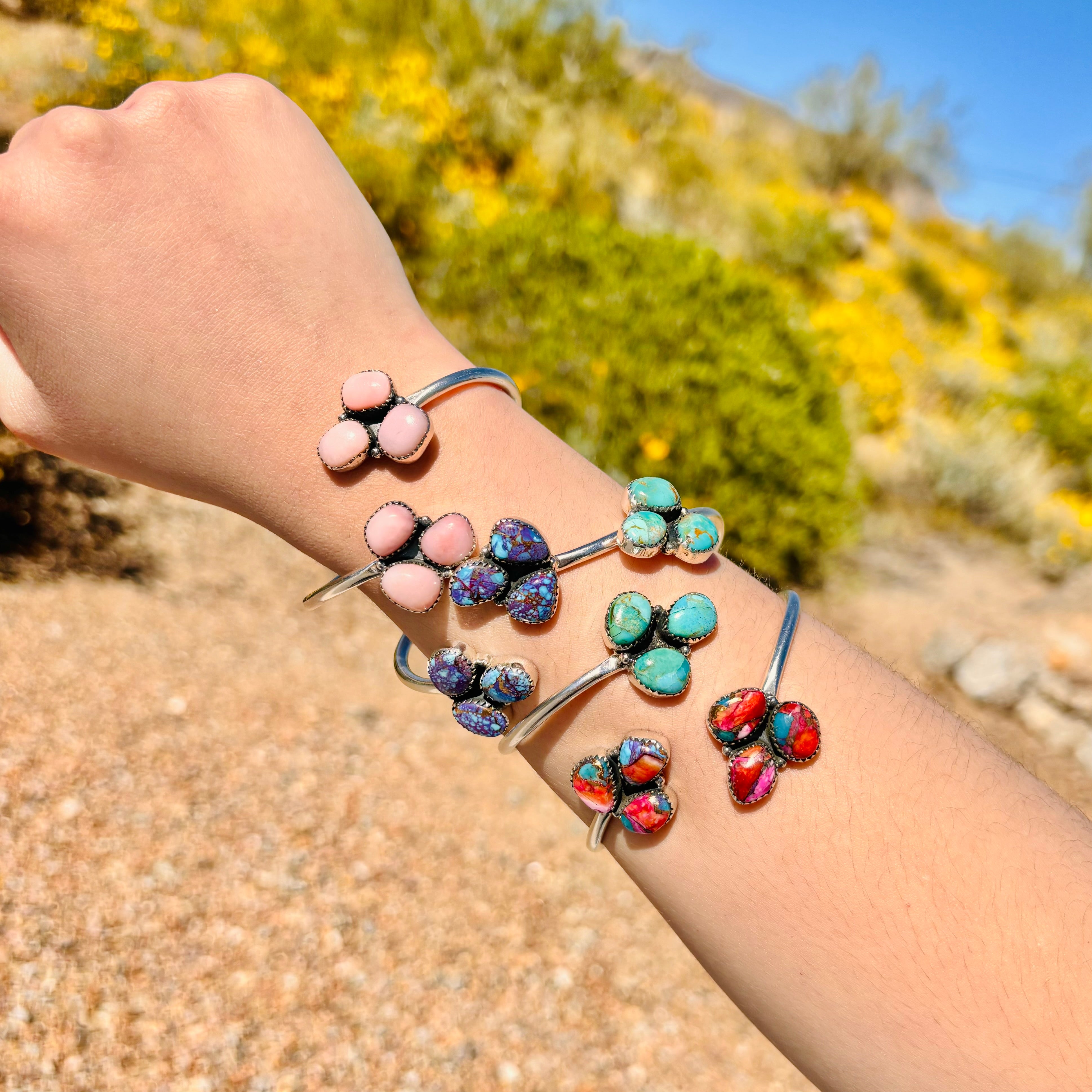 Wrap Around Stone Bracelet | Multiple Stone Options!-Krush Kandy, Women's Online Fashion Boutique Located in Phoenix, Arizona (Scottsdale Area)