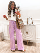 Palomino Sky Boho Lace Wide-Leg Pants-Bottoms-Krush Kandy, Women's Online Fashion Boutique Located in Phoenix, Arizona (Scottsdale Area)