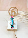 Only In Kandyland One Of A Kind Checkered Rings-Rings-Krush Kandy, Women's Online Fashion Boutique Located in Phoenix, Arizona (Scottsdale Area)
