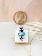 Mystical Checkered Rings-Rings-Krush Kandy, Women's Online Fashion Boutique Located in Phoenix, Arizona (Scottsdale Area)