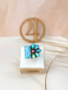 Mystical Checkered Rings-Rings-Krush Kandy, Women's Online Fashion Boutique Located in Phoenix, Arizona (Scottsdale Area)