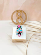 Mystical Checkered Rings-Rings-Krush Kandy, Women's Online Fashion Boutique Located in Phoenix, Arizona (Scottsdale Area)