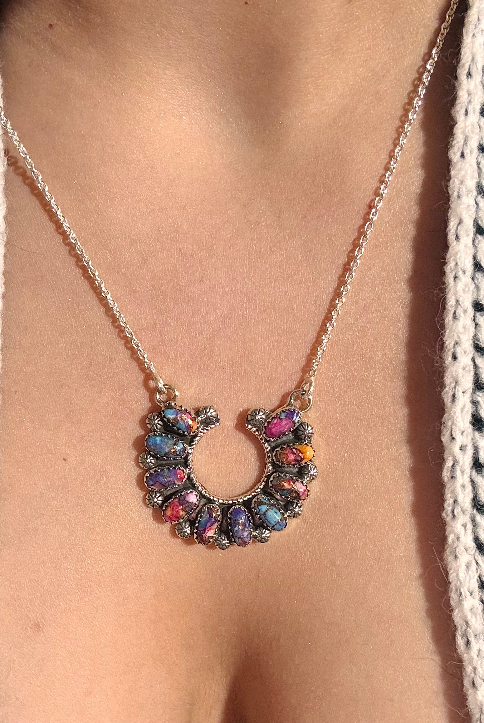 You Complete Me Cluster Necklace | PREORDER NOW OPEN-Necklaces-Krush Kandy, Women's Online Fashion Boutique Located in Phoenix, Arizona (Scottsdale Area)