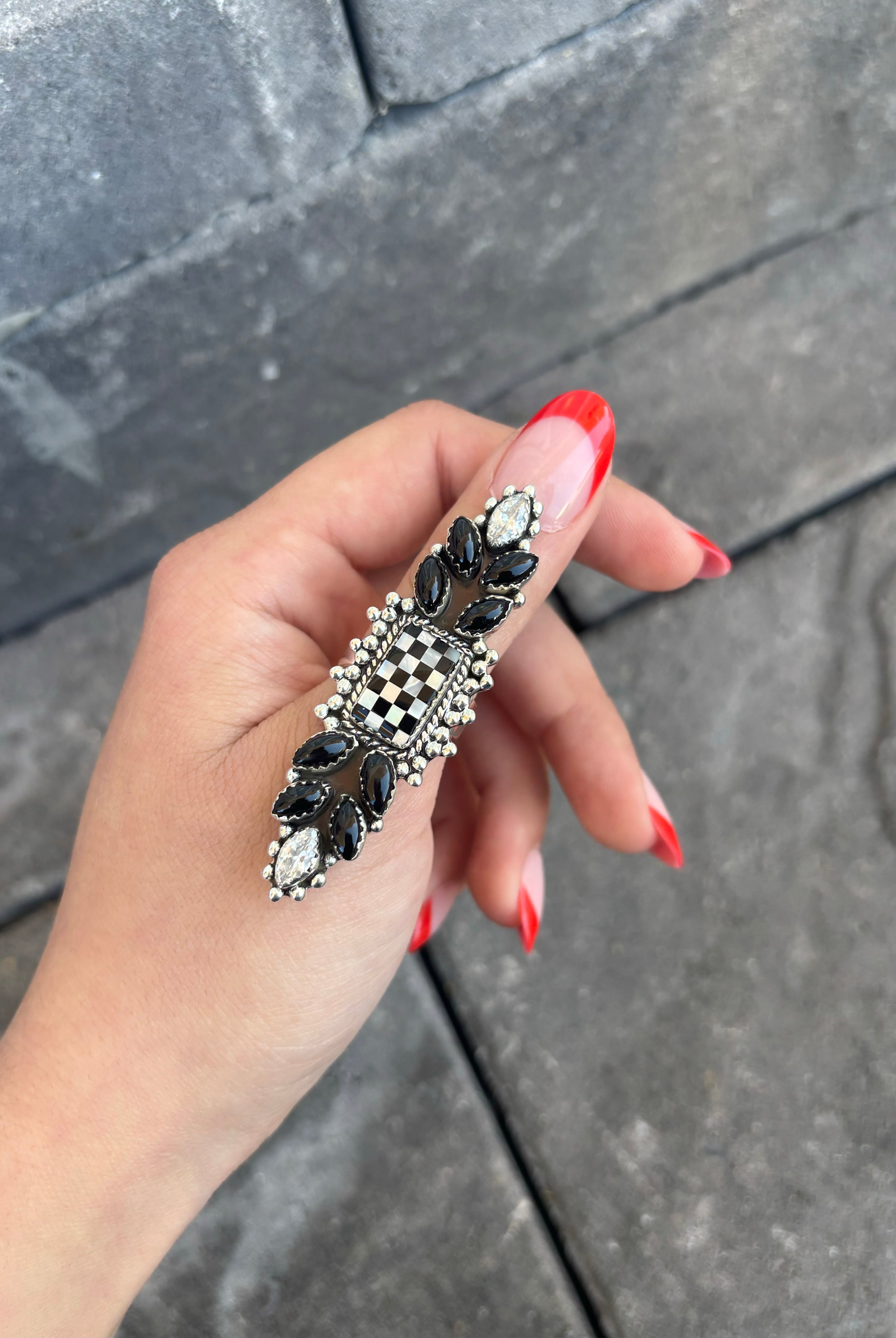 Checkmate Stone Ring | PREORDER NOW OPEN-Rings-Krush Kandy, Women's Online Fashion Boutique Located in Phoenix, Arizona (Scottsdale Area)