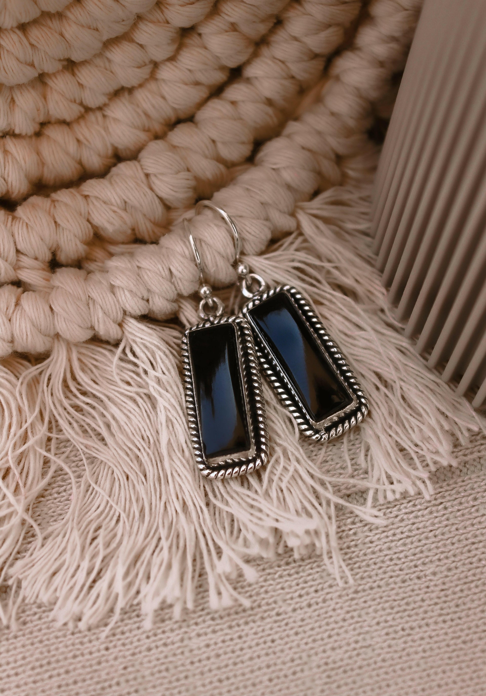 Single Bar Stone Earrings-Drop Earrings-Krush Kandy, Women's Online Fashion Boutique Located in Phoenix, Arizona (Scottsdale Area)