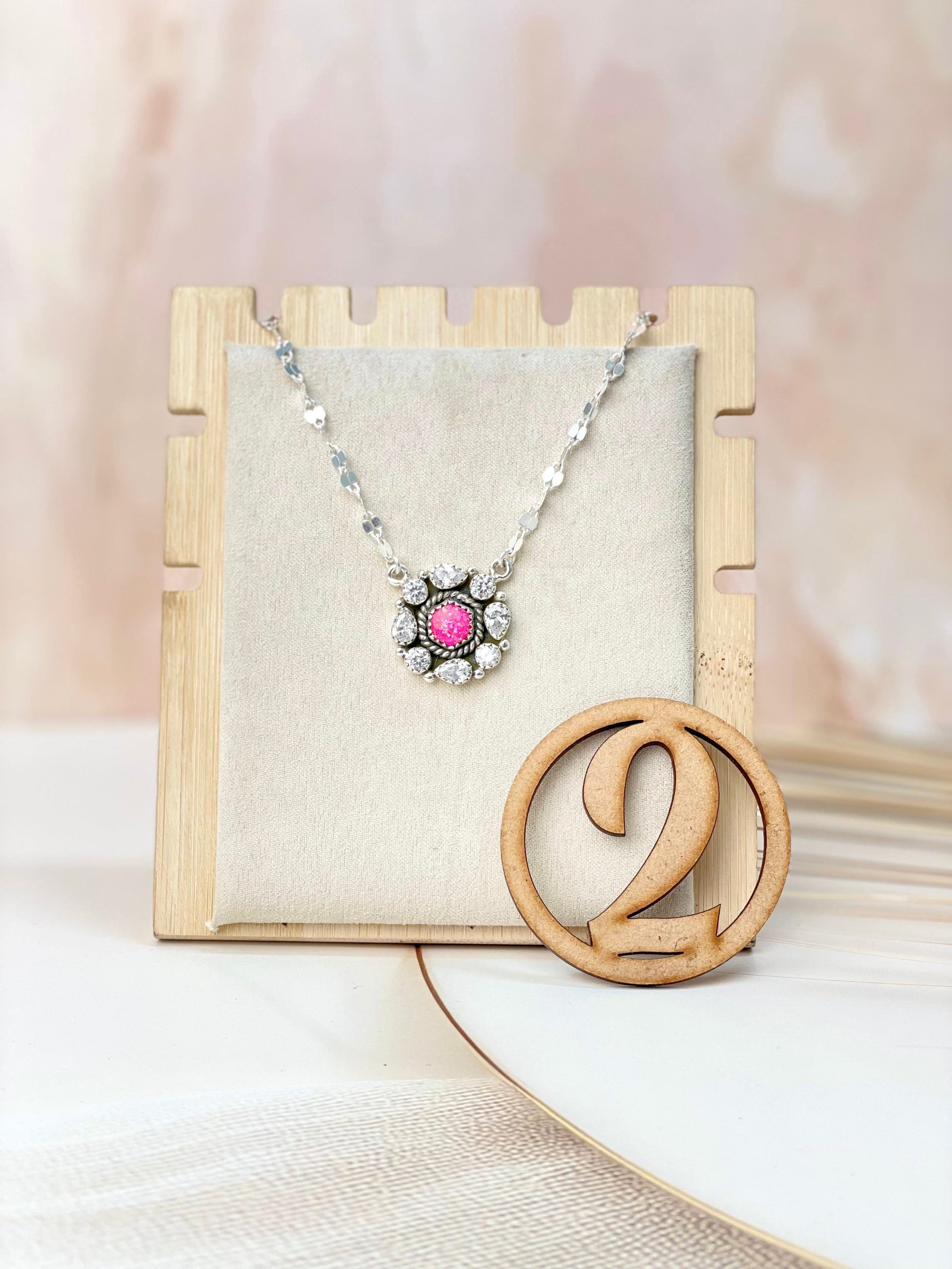 Crystal Krushes Stone Necklace-Necklaces-Krush Kandy, Women's Online Fashion Boutique Located in Phoenix, Arizona (Scottsdale Area)