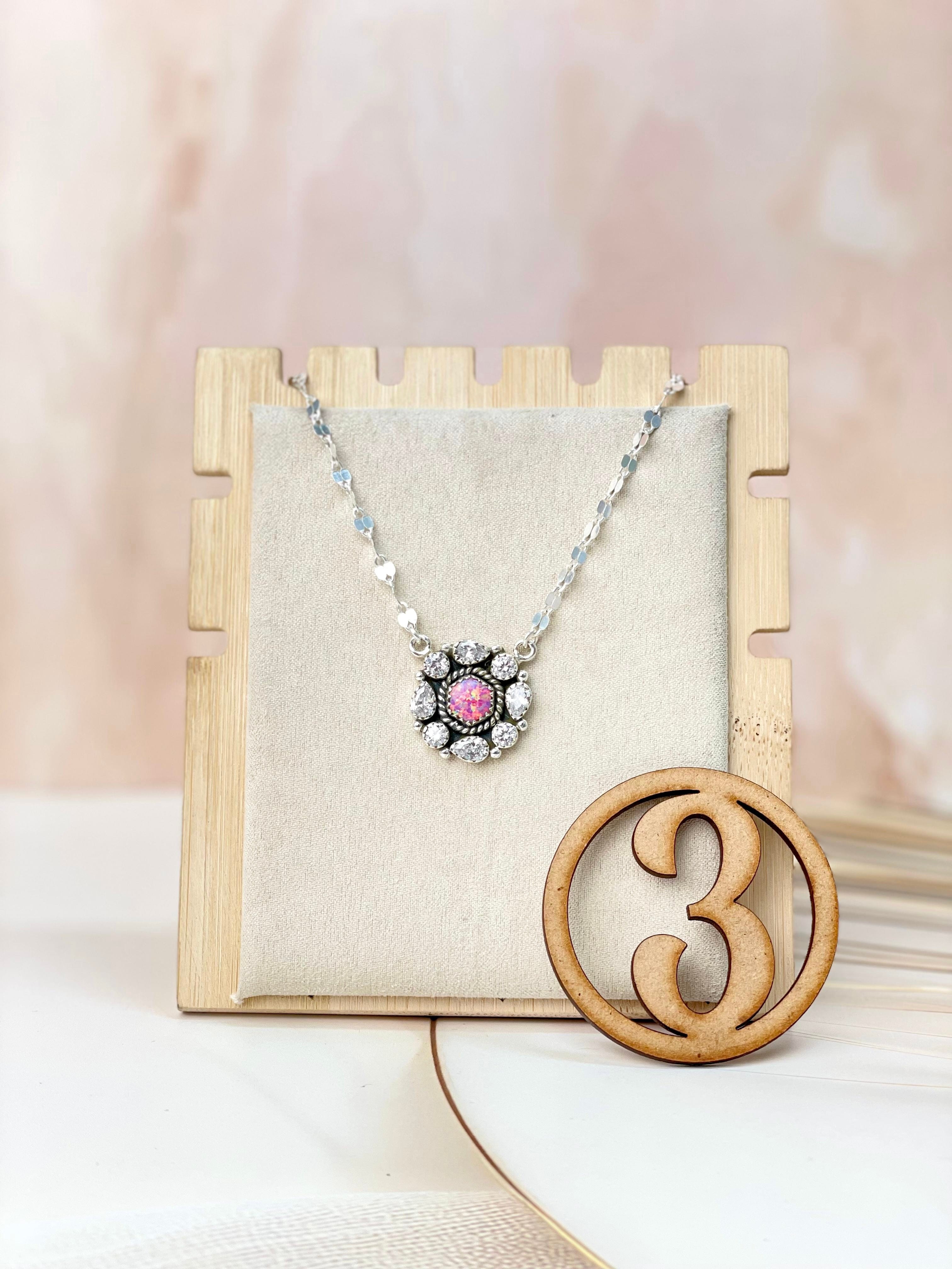 Crystal Krushes Stone Necklace-Necklaces-Krush Kandy, Women's Online Fashion Boutique Located in Phoenix, Arizona (Scottsdale Area)