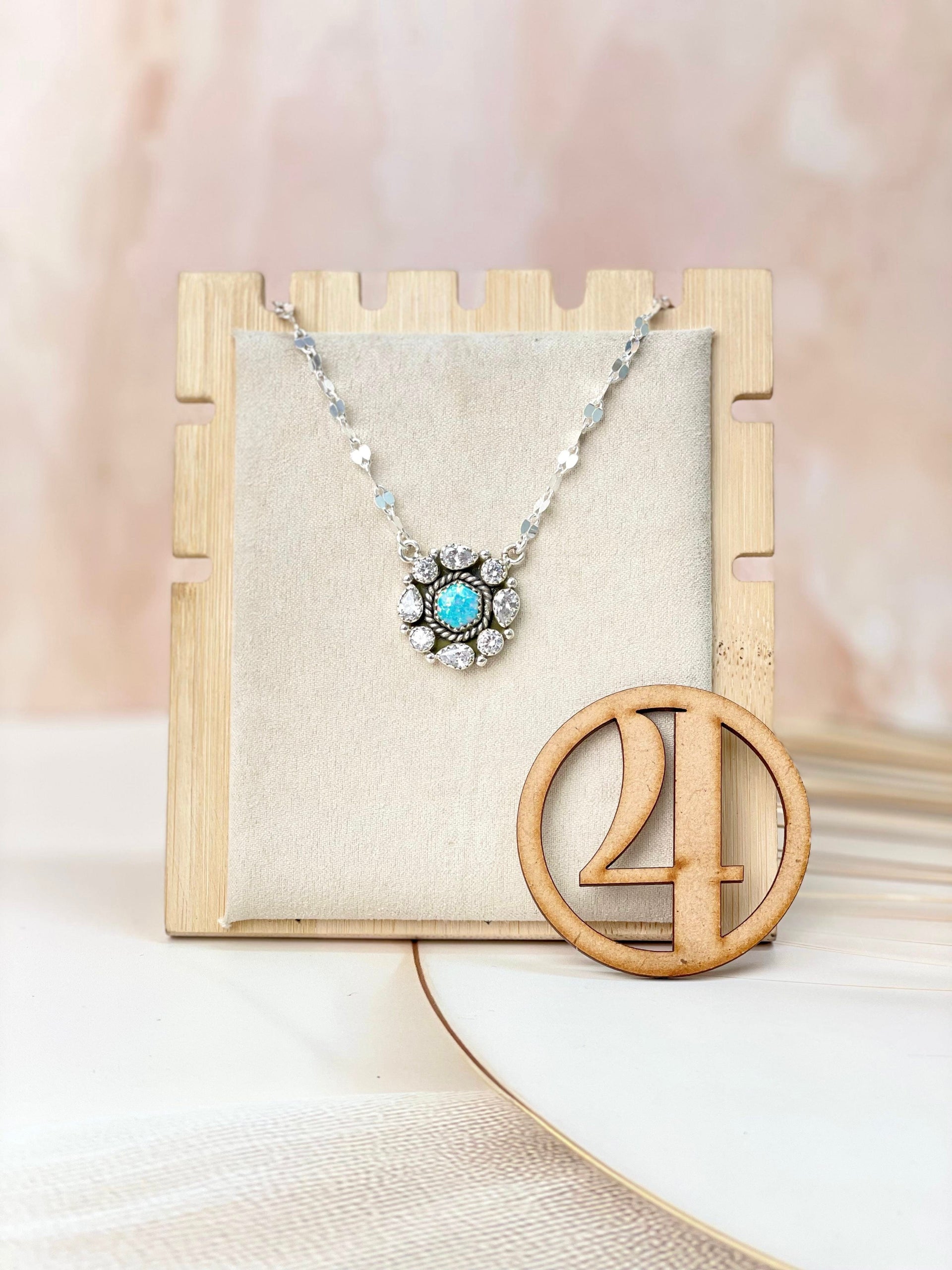 Crystal Krushes Stone Necklace-Necklaces-Krush Kandy, Women's Online Fashion Boutique Located in Phoenix, Arizona (Scottsdale Area)