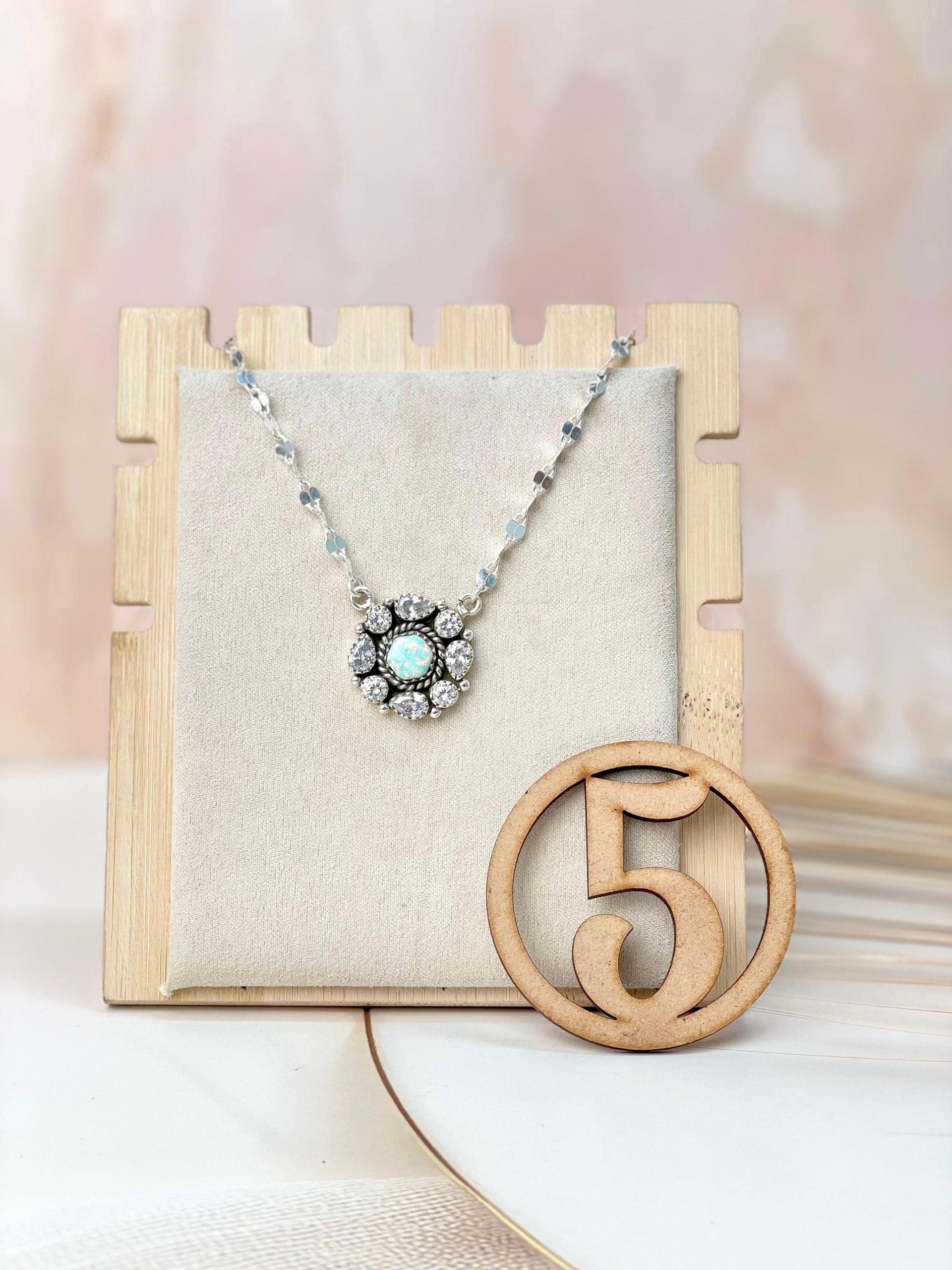 Crystal Krushes Stone Necklace-Necklaces-Krush Kandy, Women's Online Fashion Boutique Located in Phoenix, Arizona (Scottsdale Area)