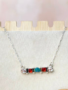 Australian opal, Wildhorse & Amber Stone Necklaces-Necklaces-Krush Kandy, Women's Online Fashion Boutique Located in Phoenix, Arizona (Scottsdale Area)