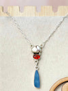 Australian opal, Wildhorse & Amber Stone Necklaces-Necklaces-Krush Kandy, Women's Online Fashion Boutique Located in Phoenix, Arizona (Scottsdale Area)