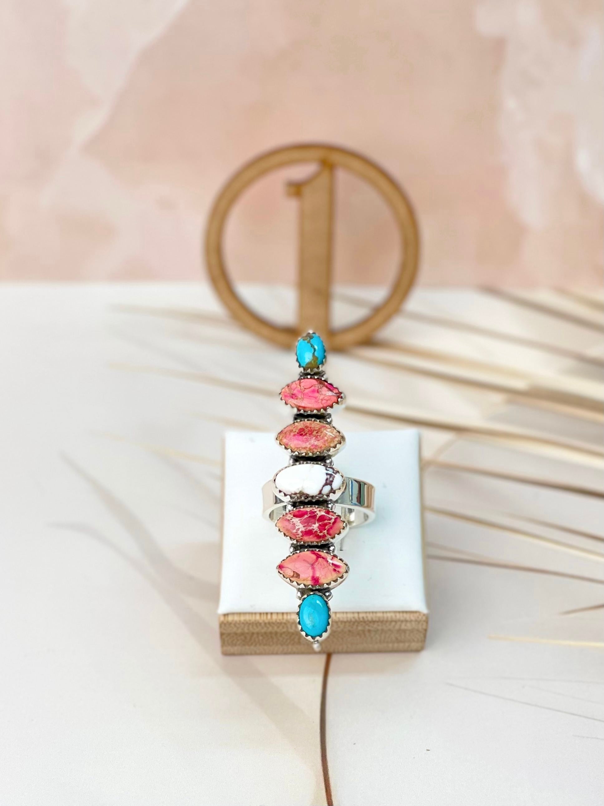 Petal Blossom Stone Rings-Rings-Krush Kandy, Women's Online Fashion Boutique Located in Phoenix, Arizona (Scottsdale Area)