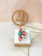 Petal Blossom Stone Rings-Rings-Krush Kandy, Women's Online Fashion Boutique Located in Phoenix, Arizona (Scottsdale Area)
