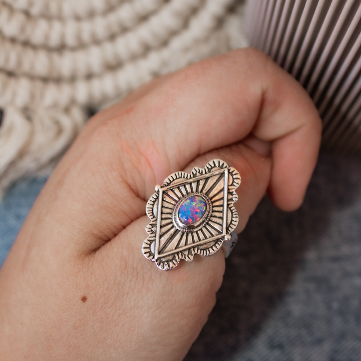 Arizona Sky Sterling Diamond Ring | By KKB-Rings-Krush Kandy, Women's Online Fashion Boutique Located in Phoenix, Arizona (Scottsdale Area)