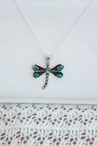 Natures Stone Dragonfly Pendants-Pendant Necklaces-Krush Kandy, Women's Online Fashion Boutique Located in Phoenix, Arizona (Scottsdale Area)