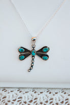 Natures Stone Dragonfly Pendants-Pendant Necklaces-Krush Kandy, Women's Online Fashion Boutique Located in Phoenix, Arizona (Scottsdale Area)