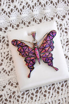 Aurora Butterfly Stone Pendant-Pendant Necklaces-Krush Kandy, Women's Online Fashion Boutique Located in Phoenix, Arizona (Scottsdale Area)