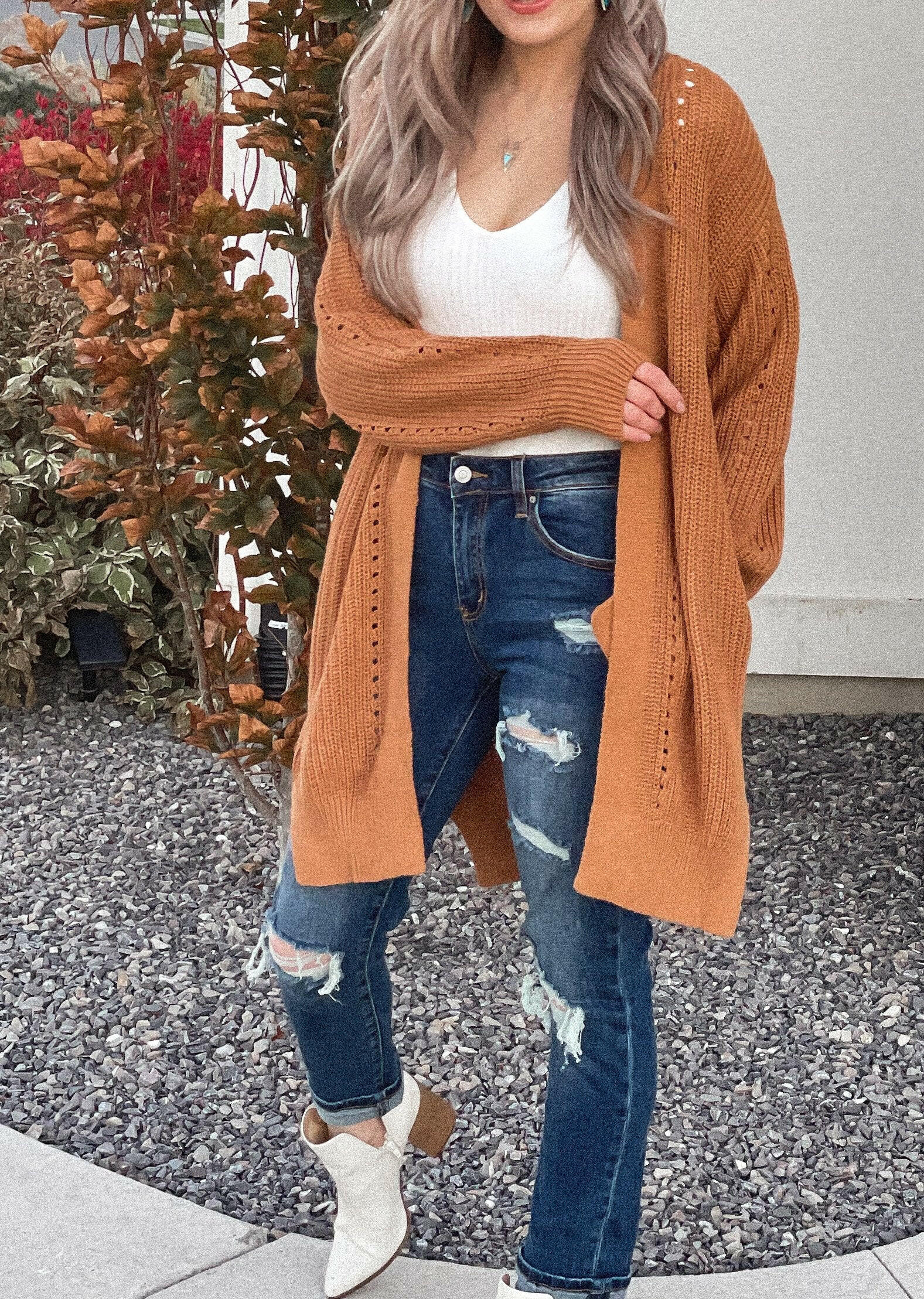 (S-2X, 4 Colors!) Drop Sleeve Cable Knit Cardigan-Cardigans-Krush Kandy, Women's Online Fashion Boutique Located in Phoenix, Arizona (Scottsdale Area)