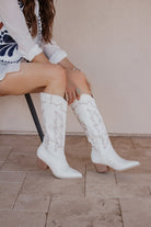 Cassidy Embroidered Western Boot-Boots-Krush Kandy, Women's Online Fashion Boutique Located in Phoenix, Arizona (Scottsdale Area)