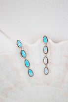 Stellar Dance Sterling Silver Dangle Opal Earrings | By KKB-Stud Earrings-Krush Kandy, Women's Online Fashion Boutique Located in Phoenix, Arizona (Scottsdale Area)