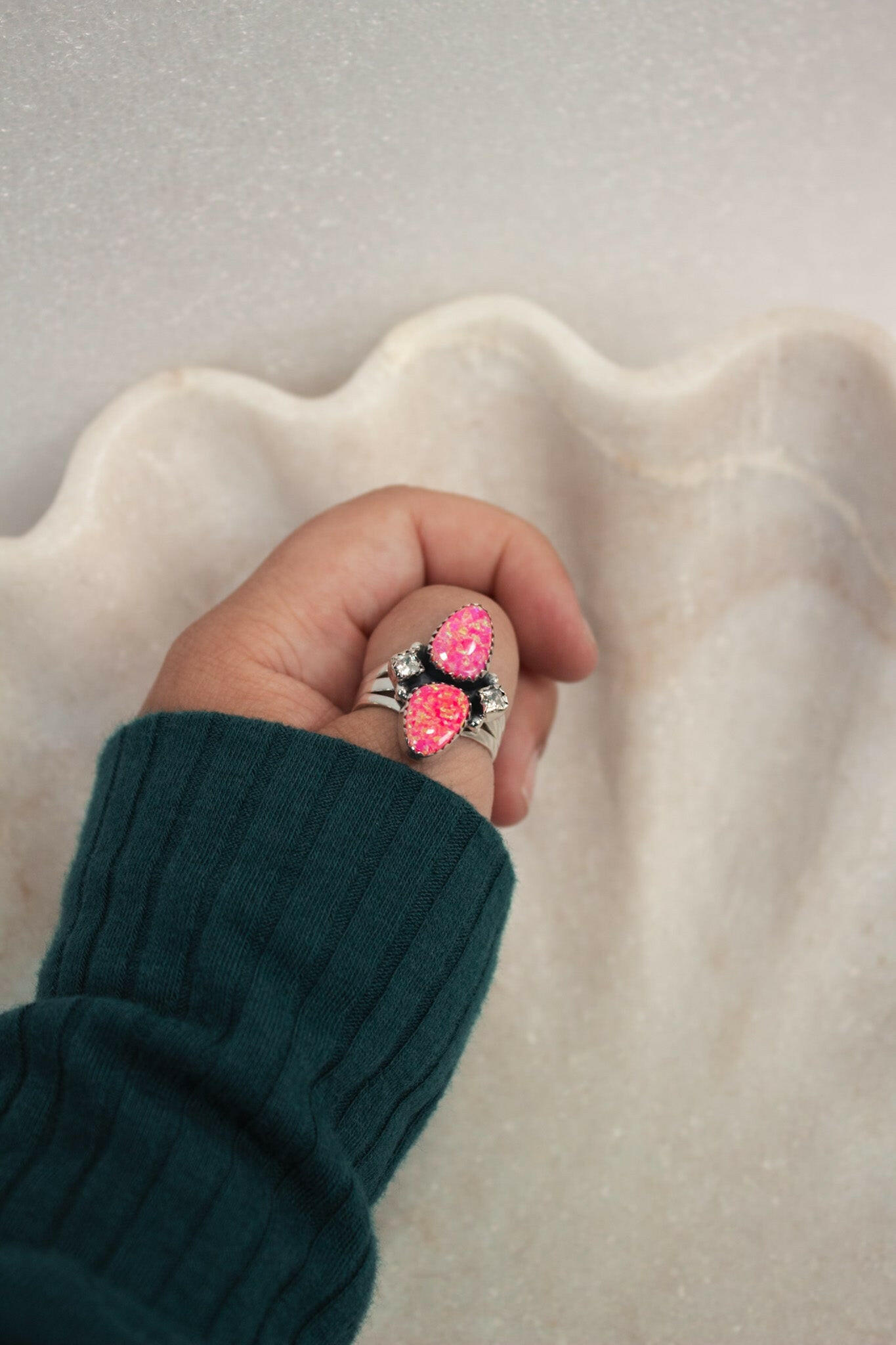 Little Crystal & Stone Crawler-Crawler Rings-Krush Kandy, Women's Online Fashion Boutique Located in Phoenix, Arizona (Scottsdale Area)