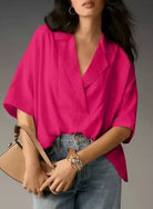 Boardwalk Breeze Collared Blouse-Tops-Krush Kandy, Women's Online Fashion Boutique Located in Phoenix, Arizona (Scottsdale Area)