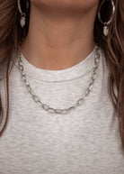 Sterling Silver Duo Chain Necklace & Bracelet-Chain Necklaces-Krush Kandy, Women's Online Fashion Boutique Located in Phoenix, Arizona (Scottsdale Area)