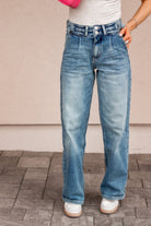 Kancan High Waist Wide Leg Jeans-Jeans-Krush Kandy, Women's Online Fashion Boutique Located in Phoenix, Arizona (Scottsdale Area)